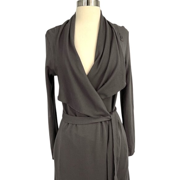 Lunya Wrap The Robe Loungewear Dress Long Sleeve Gray Size XS / S - Picture 2 of 15